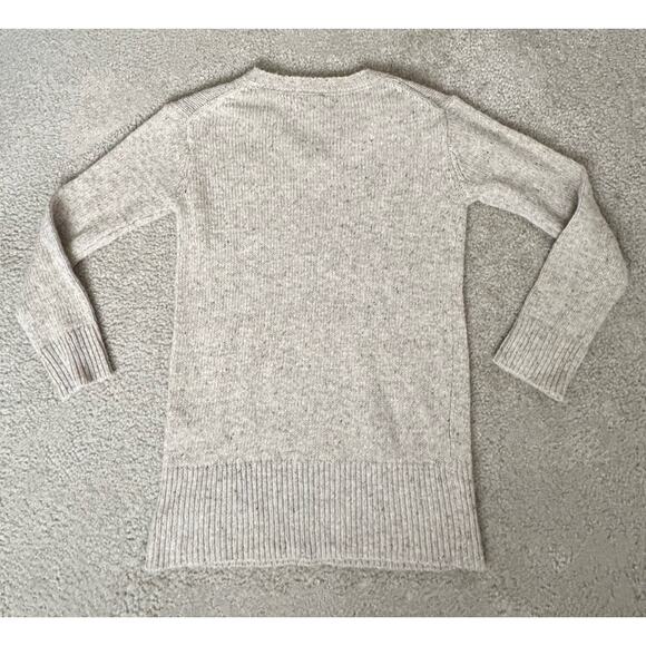 Roots Canada Women’s Sweater XS Beige Merino Wool Alpaca Blend V-Neck - Picture 2 of 6